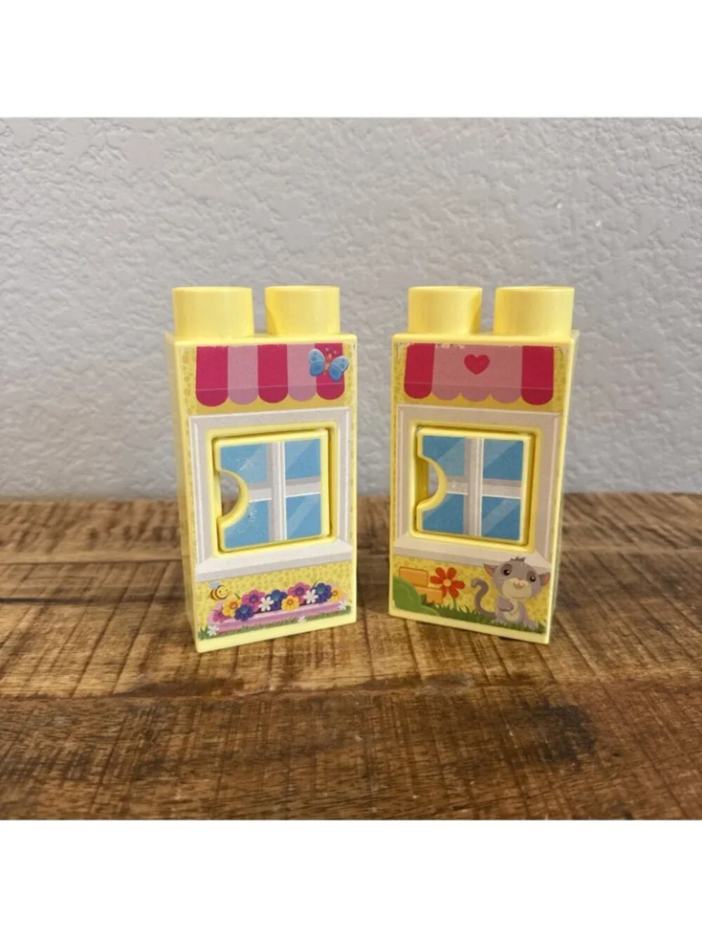 Mega Bloks First Builders Toddler Blocks Replacement Yellow House Windows